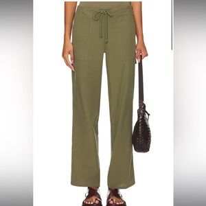 DONNI. Sandwash Painter Pant in Olive